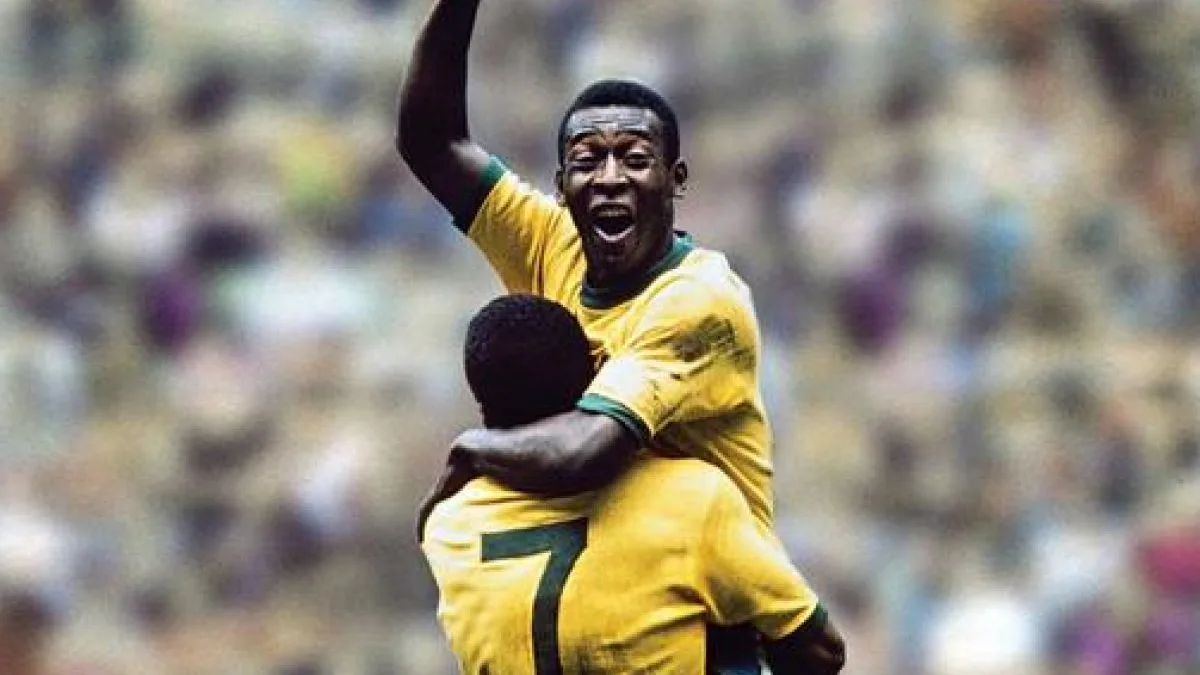 La mítica celebración de Pelé