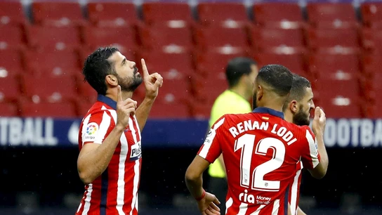 Diego Costa celebra un gol Diego Costa celebra un gol