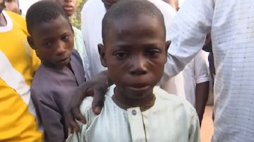 Imagen de un niño nigeriano que fue secuestrado por Boko Haram