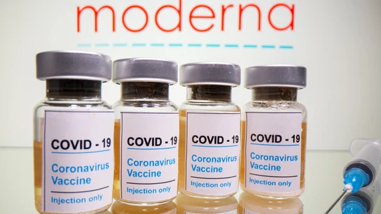 Imagen de la vacuna de Moderna contra el coronavirus vacuna de Moderna contra el coronavirus