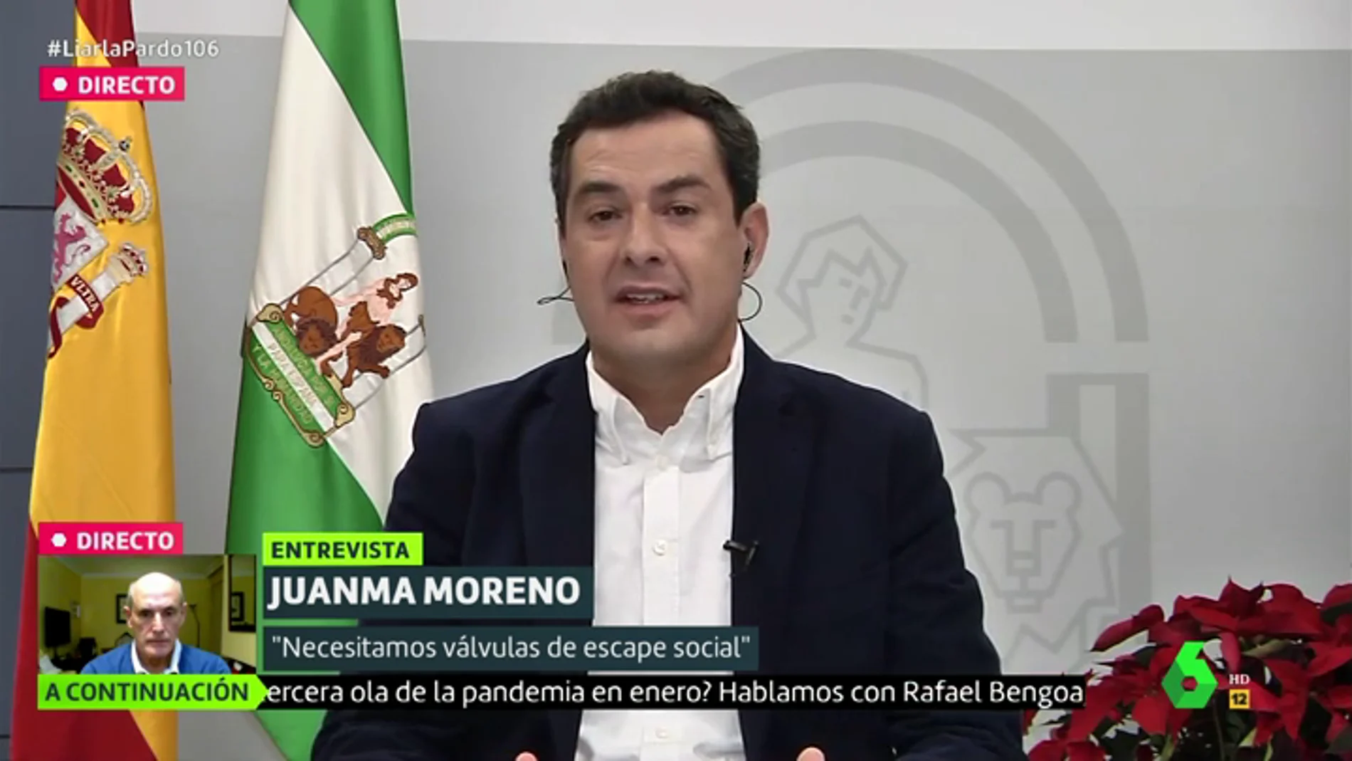 Juanma Moreno denuncia que el Gobierno sigue sin aclarar cómo será el reparto de la vacuna: "Que no se juegue con algo tan sensible"