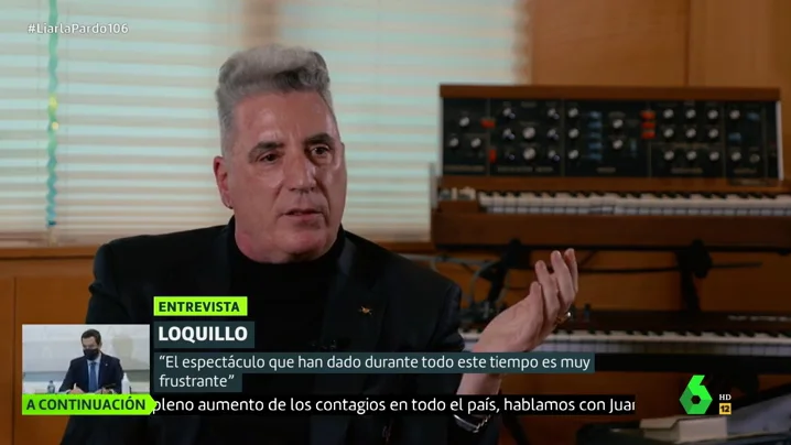 La crítica de Loquillo a los políticos: "Es frustrante ver una sucesión de insultos en el peor momento del país"