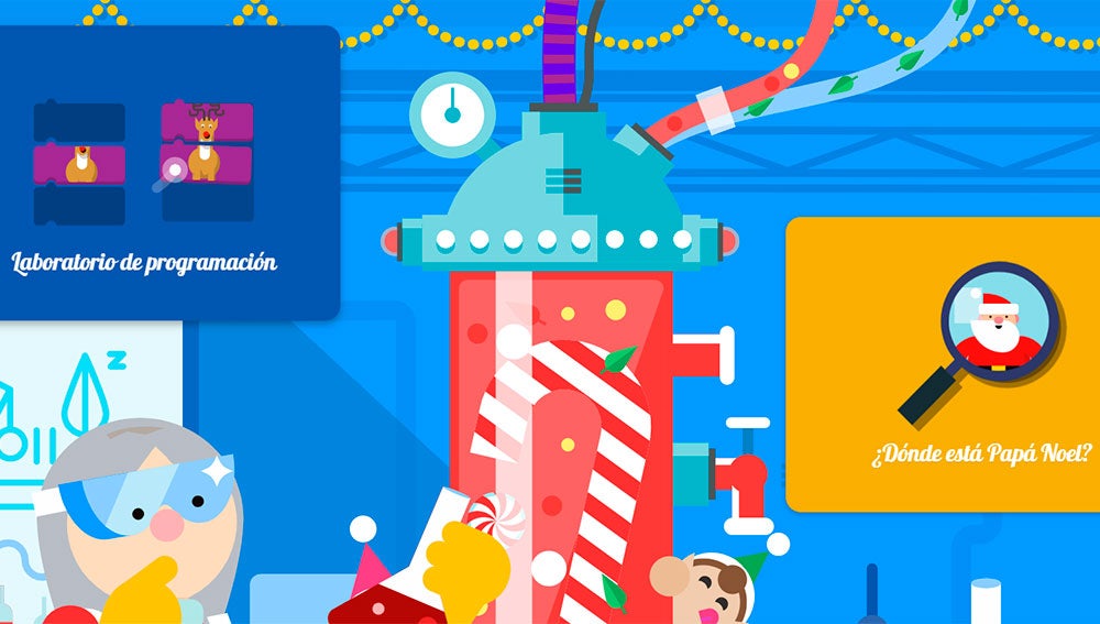 Algunos de los juegos de Santa Tracker