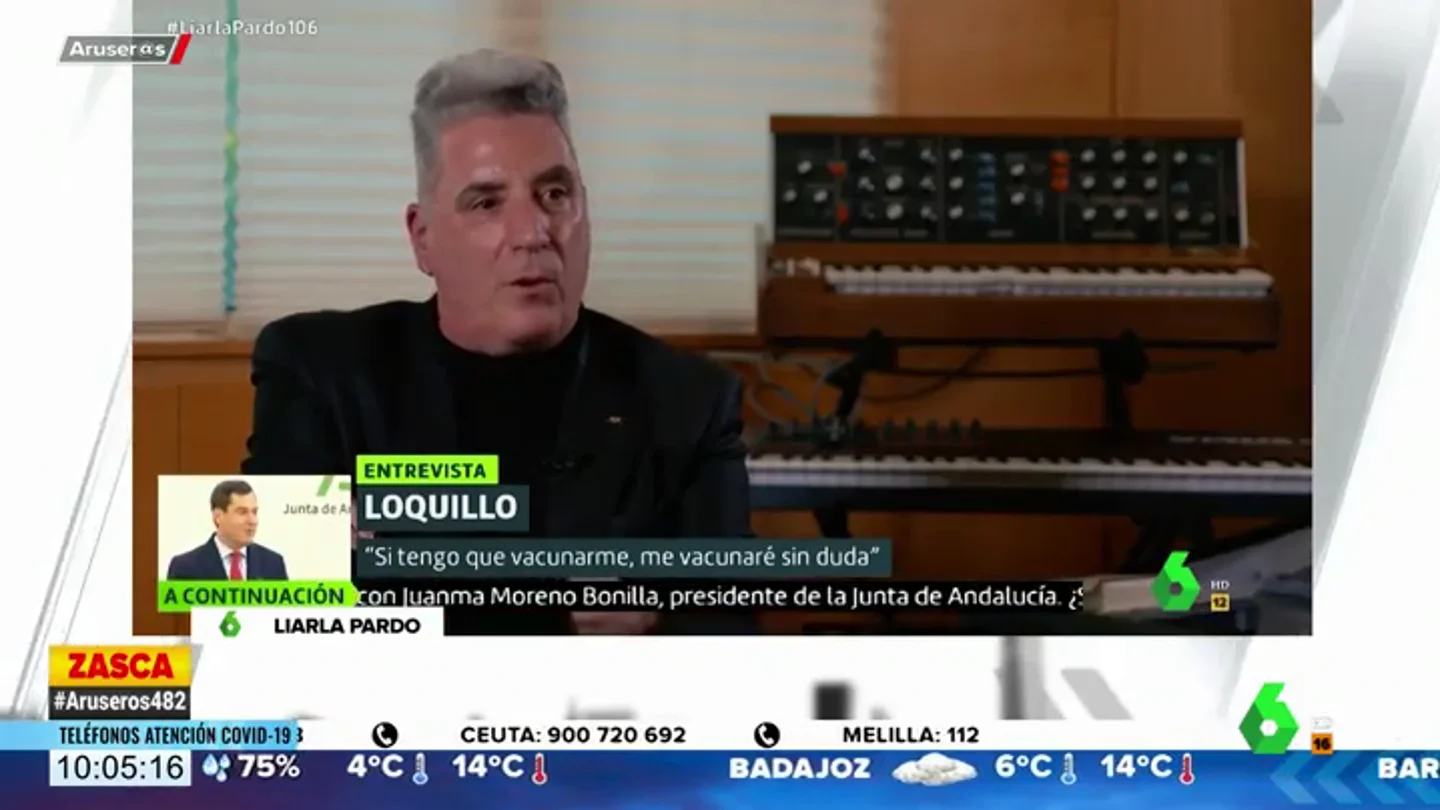 El 'dardo' de Loquillo a los negacionistas en Liarla Pardo El 'dardo' de Loquillo a los negacionistas en Liarla Pardo