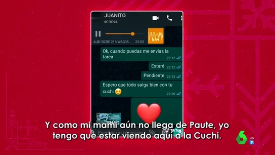 El audio viral de un niño a su profesora al no poder enviar sus deberes a tiempo porque su cerda se pone de parto El audio viral de un niño a su profesora al no poder enviar sus deberes a tiempo porque su cerda se pone de parto