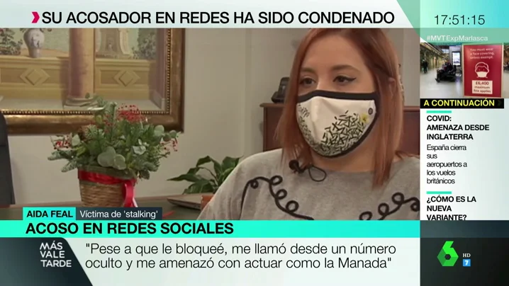 Aída Feal, la joven de 24 acosada