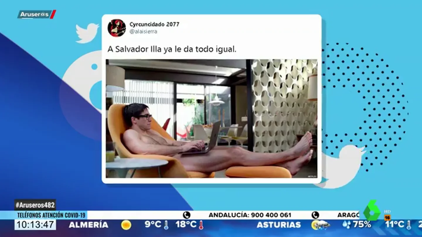 ¿Es el ministro Salvador Illa desnudo? La fotografía de Netflix que ha sembrado la duda ¿Es el ministro Salvador Illa desnudo? La fotografía de Netflix que ha sembrado la duda