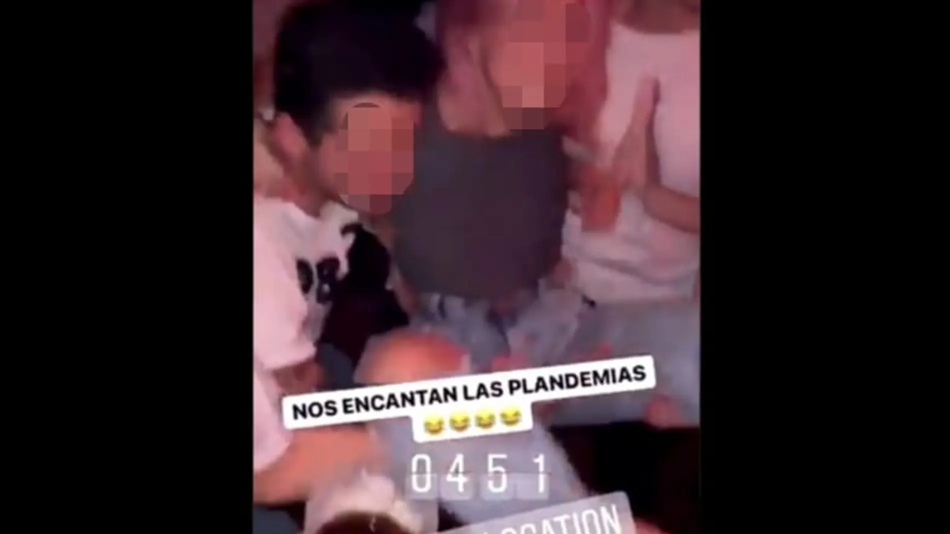 La fiesta ilegal de Zayra Gutiérrez