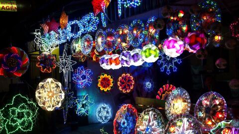 Luces de Navidad en Filipinas
