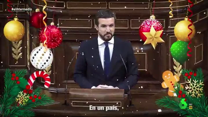 "¿Tanto les cuesta celebrar la Navidad en un país occidental?": el villancico con el que Casado anima a felicitar las fiestas