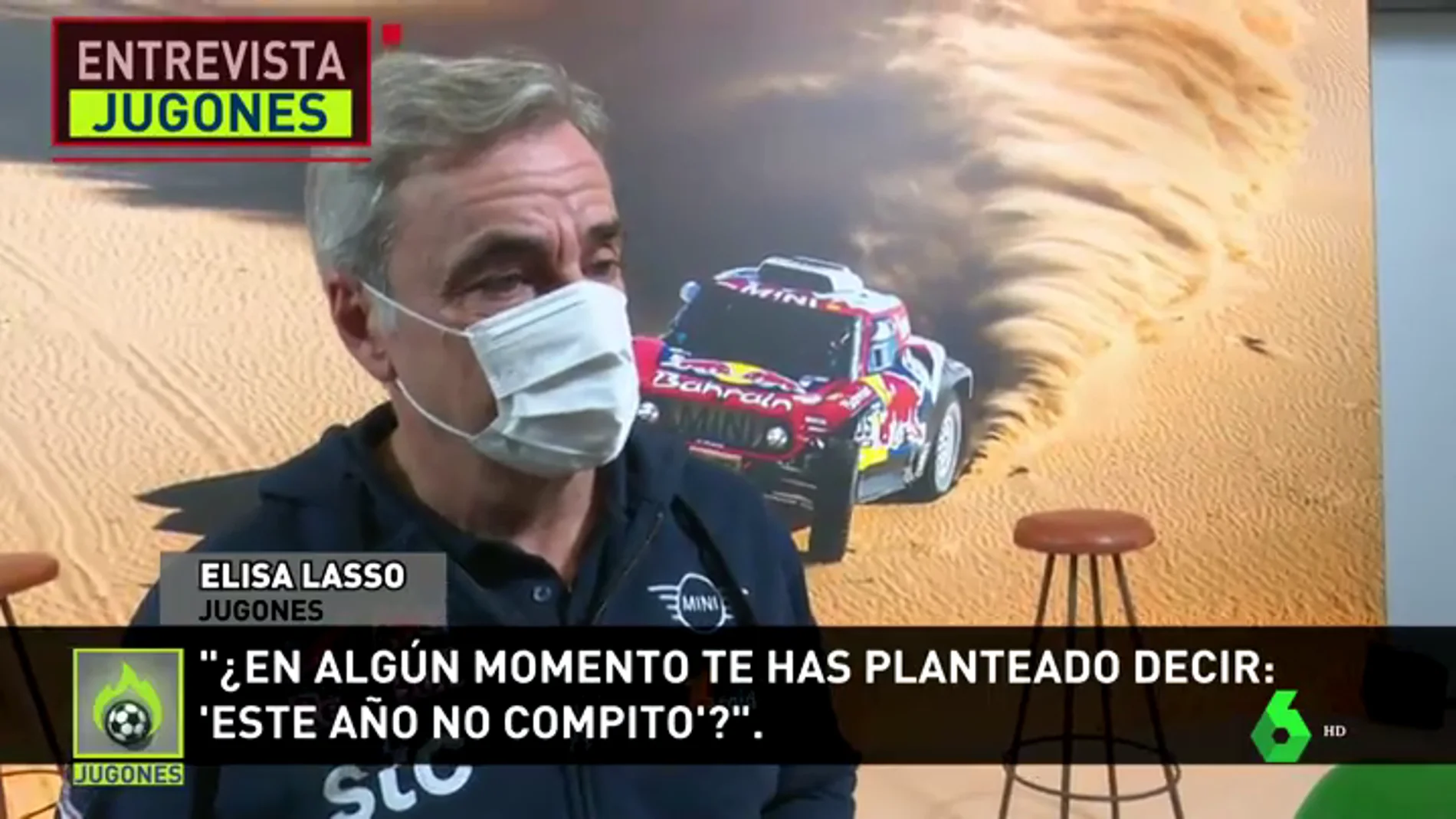 Carlos Sainz: "No me he planteado no participar en el Dakar por el coronavirus"