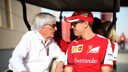 Ecclestone y Vettel Ecclestone y Vettel
