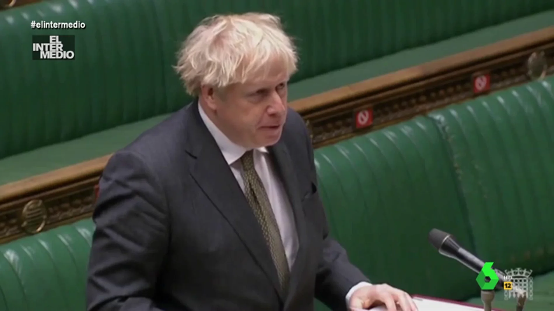 Vídeo manipulado -  Boris Johnson recita 'El Quijote' en el Parlamento