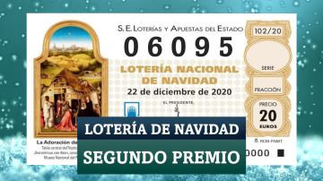 El segundo premio de la Lotería de Navidad 2020