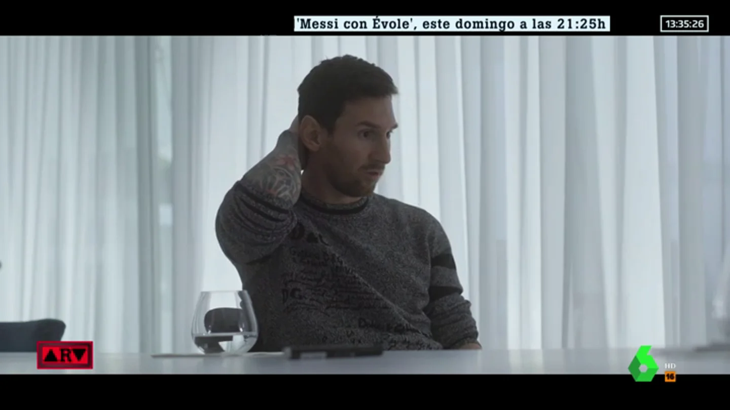 Messi se sincera con Évole: "A veces me gustaría ser anónimo y poder ir al cine o a un restaurante con mis hijos" Messi se sincera con Évole: "A veces me gustaría ser anónimo y poder ir al cine o a un restaurante con mis hijos"