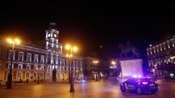 La Puerta del Sol de Madrid después del toque de queda