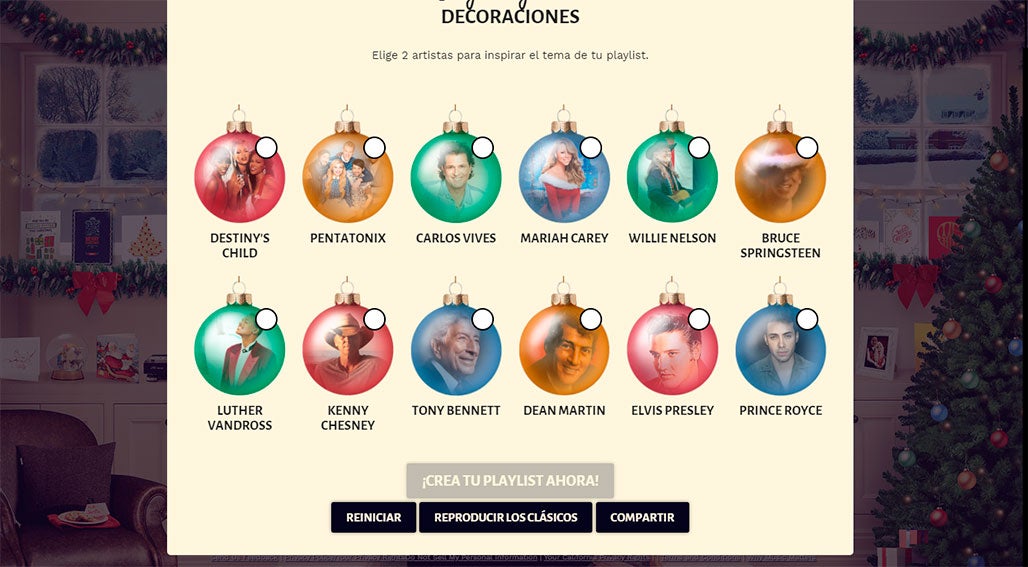 Eligiendo nuestros artistas favoritos