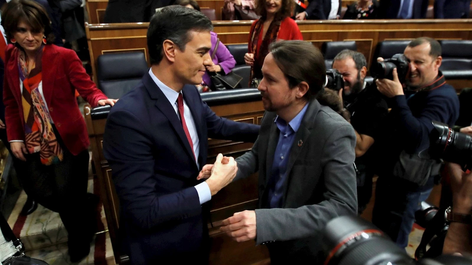 Pedro Sánchez y Pablo Iglesias