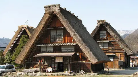 Casa japonesa gassho-zukuri Casa japonesa gassho-zukuri