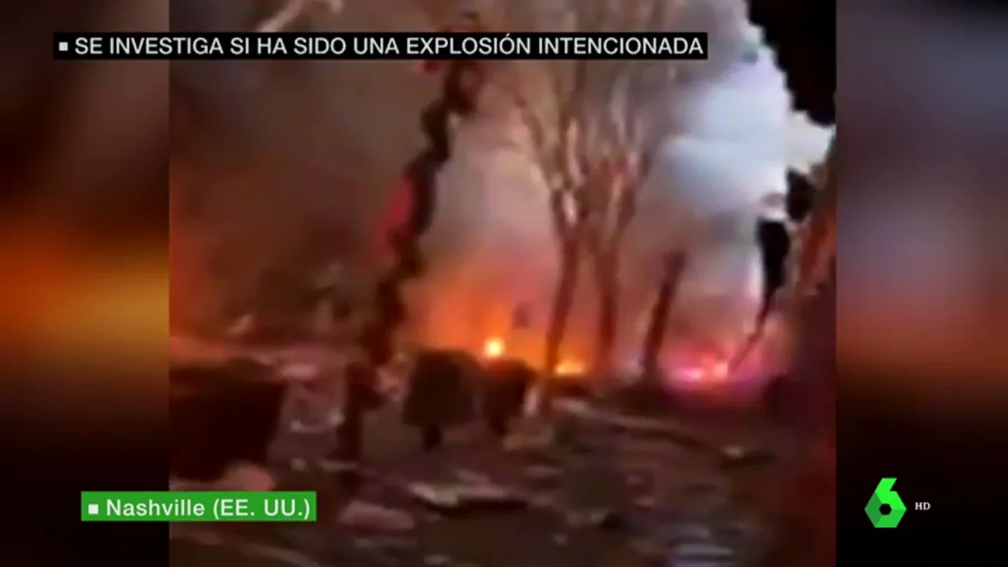 Las impactantes imágenes de la potente explosión de una caravana en el centro de Nashville, en Tennessee Las impactantes imágenes de la potente explosión de una caravana en el centro de Nashville, en Tennessee