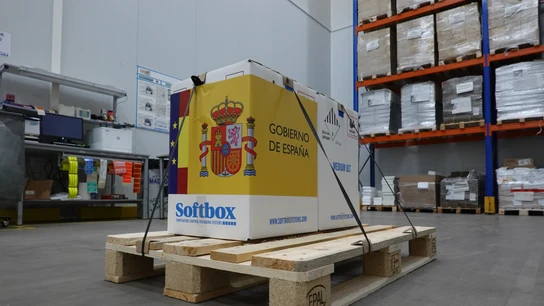 Llegan a España las primeras dosis de la vacuna contra la COVID-19 Llegan a España las primeras dosis de la vacuna contra la COVID-19