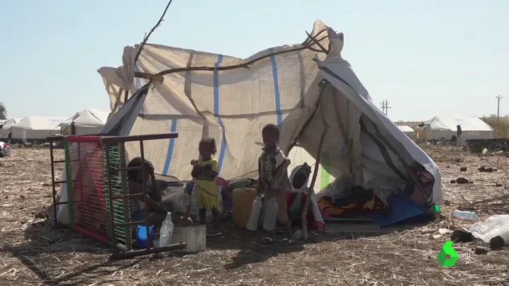 Imagen de niños sin recursos en un país en desarrollo