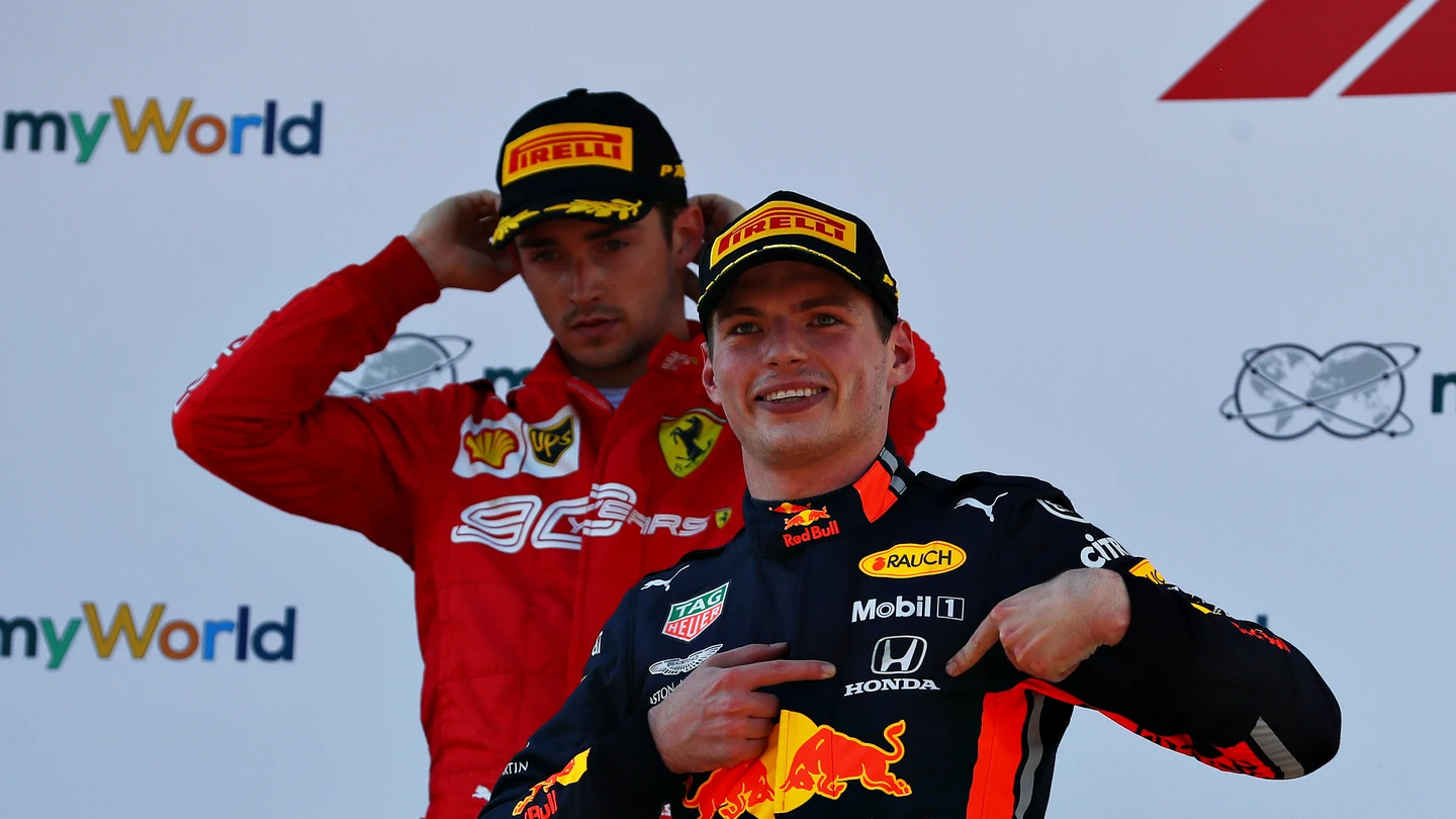 Charles Leclerc y Max Verstappen Charles Leclerc y Max Verstappen