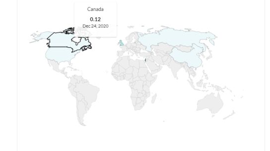El mapa mundial de las vacunas
