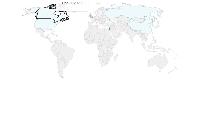 El mapa mundial de las vacunas El mapa mundial de las vacunas