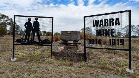 Memorial de la Mina en Warra, Australia