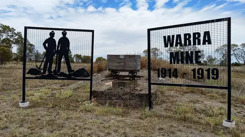 Memorial de la Mina en Warra, Australia Memorial de la Mina en Warra, Australia