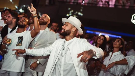 Imagen de la celebración de uno de los cumpleaños de Neymar Imagen de la celebración de uno de los cumpleaños de Neymar