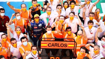 Despedida de McLaren a Carlos Sainz