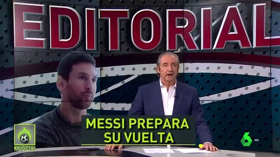 Pedrerol, sobre Messi: "Utilizó la entrevista para suavizar su marcha y preparar su regreso" Pedrerol, sobre Messi: "Utilizó la entrevista para suavizar su marcha y preparar su regreso"