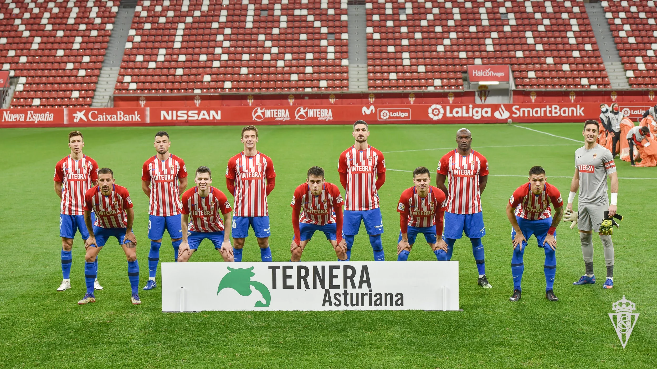 Jugadores del Sporting de Gijón