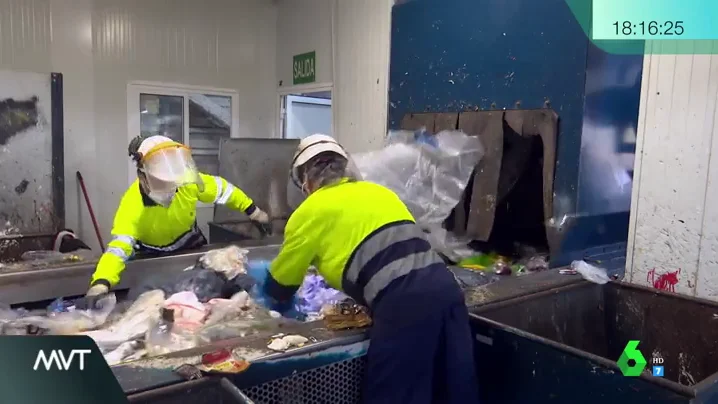 Trabajadores del sector del reciclaje