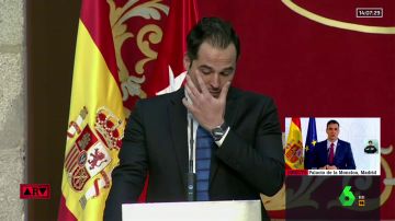 Las lágrimas de Ignacio Aguado al recordar a los fallecidos por COVID-19