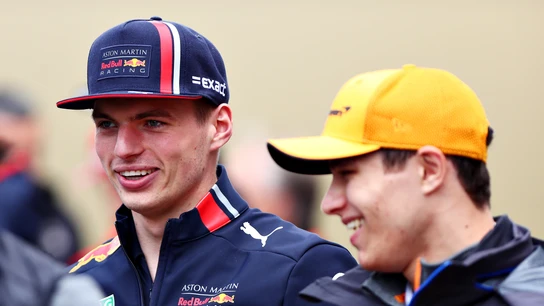 Max Verstappen y Lando Norris Max Verstappen y Lando Norris