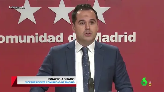 La "original" petición de Ignacio Aguado tras la borrasca: "Los Ayuntamientos necesitan una mano, una pala o una excavadora" La "original" petición de Ignacio Aguado tras la borrasca: "Los Ayuntamientos necesitan una mano, una pala o una excavadora"