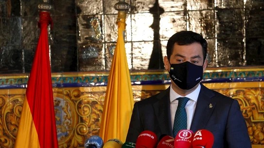 El presidente de la Junta de Andalucía, Juanma Moreno El presidente de la Junta de Andalucía, Juanma Moreno