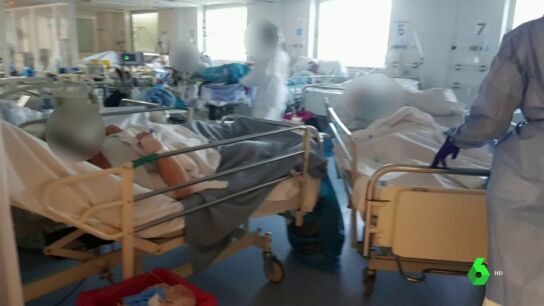 Im&aacute;genes de la presi&oacute;n hospitalaria en La Paz