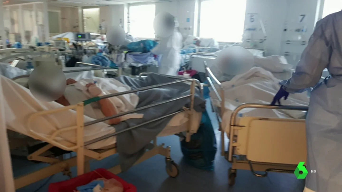 Imágenes de la presión hospitalaria en La Paz Imágenes de la presión hospitalaria en La Paz