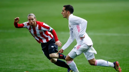 Lucas Vázquez, ante Muniain Lucas Vázquez, ante Muniain