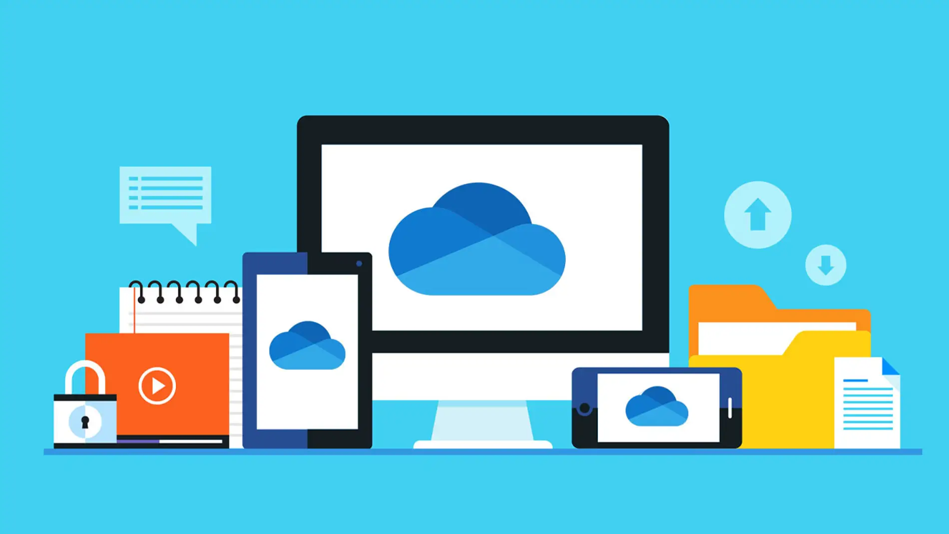 OneDrive, la nube de Microsoft.