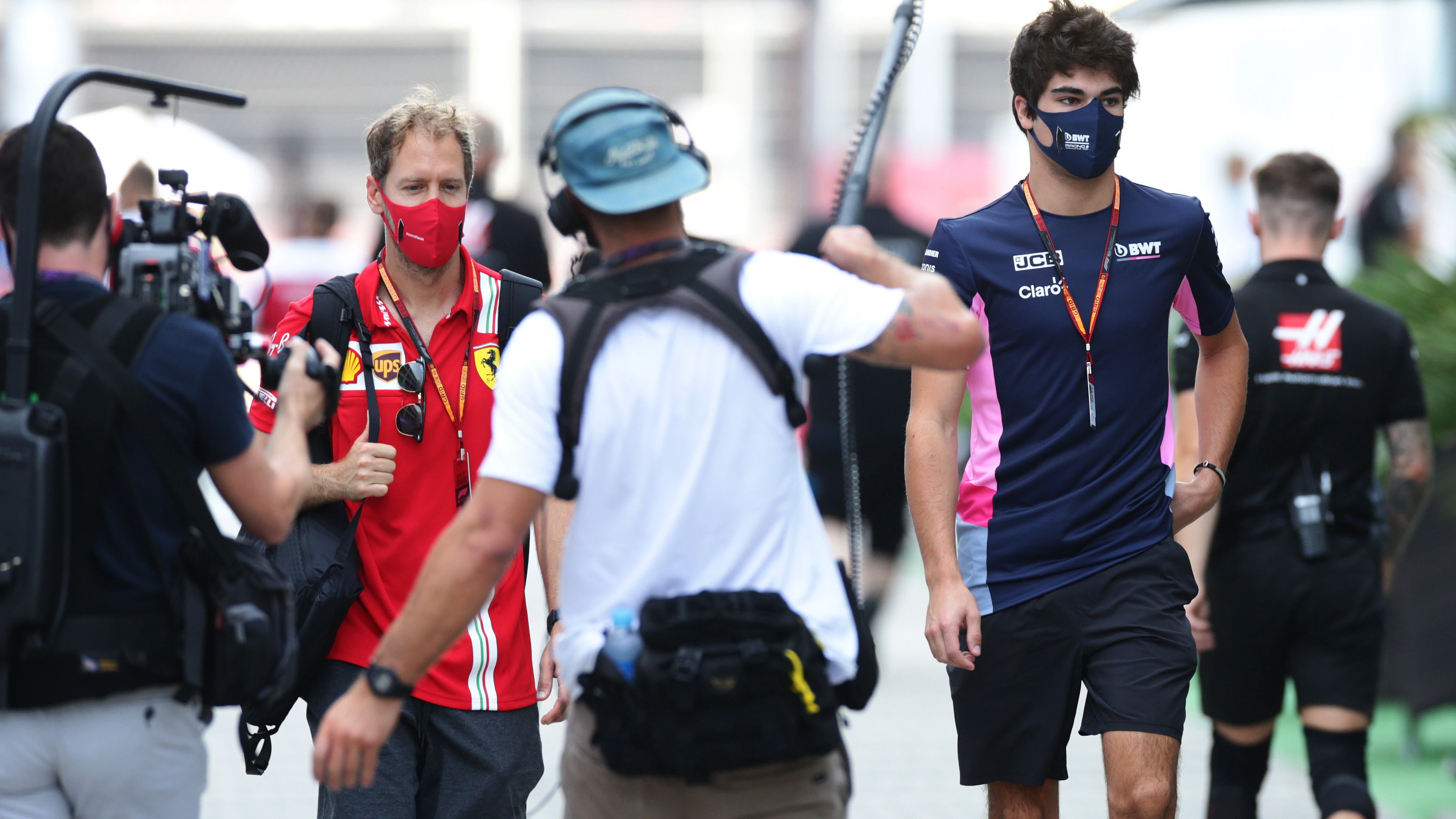 Sebastian Vettel y Lance Stroll