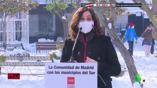 Ayuso afirma que "nadie fue capaz de detectar semejante borrasca": por qué esta afirmación es falsa Ayuso afirma que "nadie fue capaz de detectar semejante borrasca": por qué esta afirmación es falsa