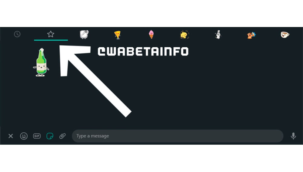 Favoritos de WhatsApp en la versión web