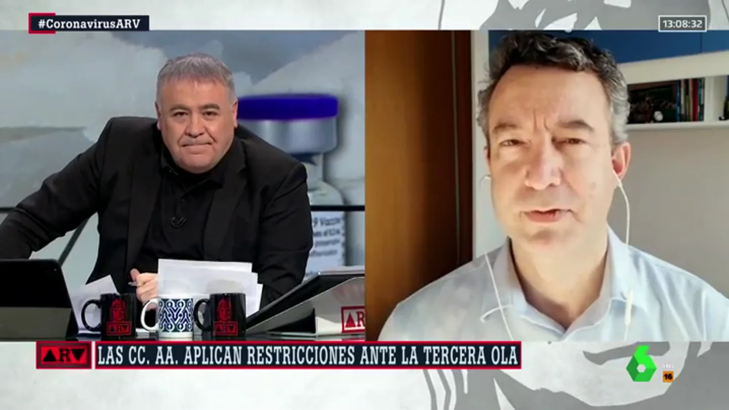 El doctor Carballo advierte de que el aumento de casos de COVID-19 solo se frenará "con un confinamiento" El doctor Carballo advierte de que el aumento de casos de COVID-19 solo se frenará "con un confinamiento"
