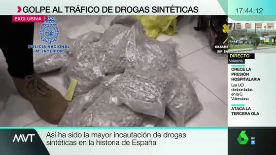 Droga intervenida por Policía y Guardia Civil imágenes exclusivas laboratorio de drogas
