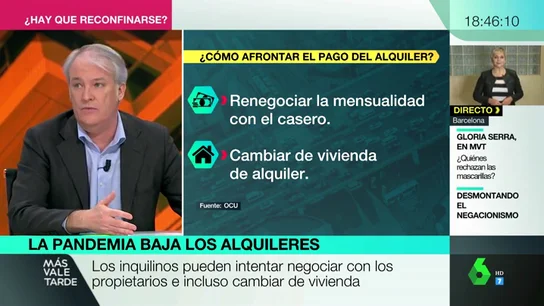 ¿Por qué ha bajado el alquiler?, ¿puedo evitar la subida en la factura de la luz? Los consejos de la OCU para que no te engañen ¿Por qué ha bajado el alquiler?, ¿puedo evitar la subida en la factura de la luz? Los consejos de la OCU para que no te engañen